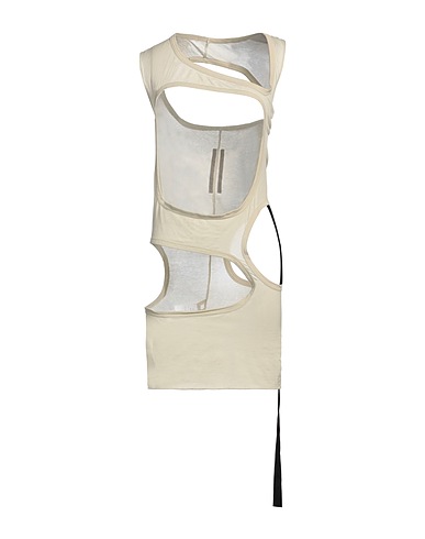 DRKSHDW by RICK OWENS Топ без рукавов Бежевый 100% Хлопок
