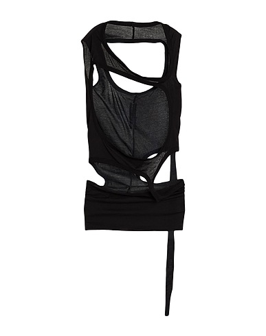DRKSHDW by RICK OWENS Top Black 100% Cotton
