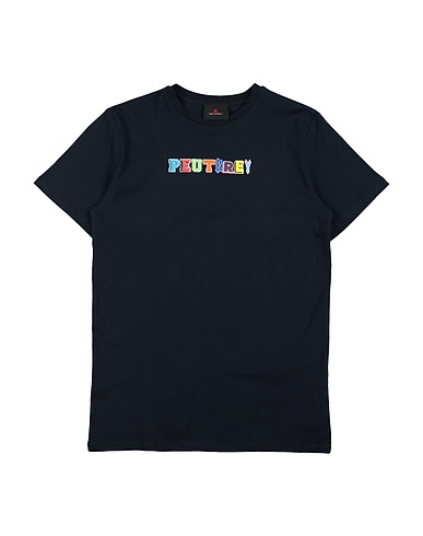 PEUTEREY T-shirt Blu notte 100% Cotone