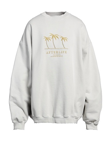 VETEMENTS Sweatshirt Hellgrau 80% Baumwolle, 20% Polyester