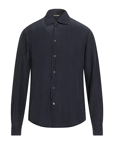 BARENA Solid colour shirt 100% Silk