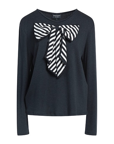 EMPORIO ARMANI T-shirt ICON Charcoal 66% Viscose, 29% Wool, 5% Elastane