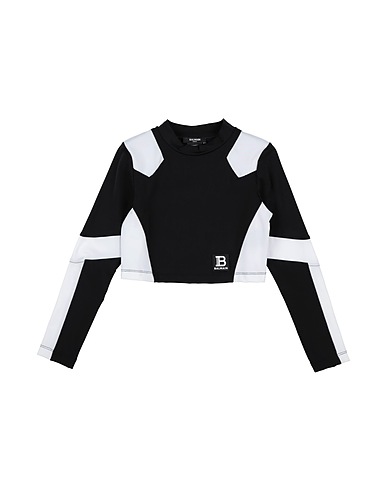 BALMAIN T-shirt Black 68% Polyamide, 32% Elastane