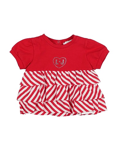 LIU •JO T-Shirt Rot 95% Baumwolle, 5% Elastan