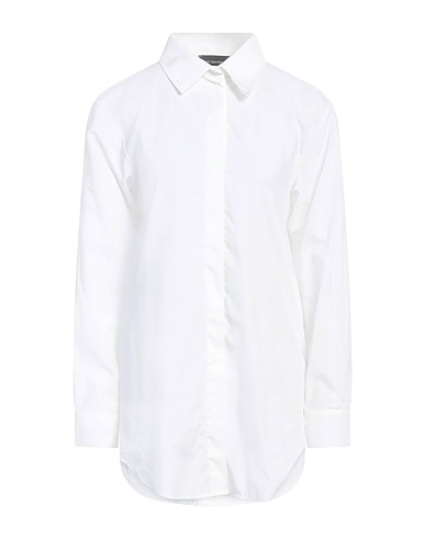 EMPORIO ARMANI Camicie e bluse tinta unita Bianco 100% Cotone
