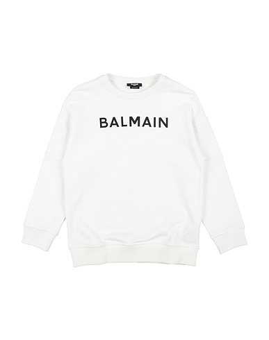 BALMAIN Sweatshirt White 100% Cotton, Elastane