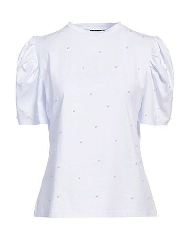 MARC ELLIS T-shirt White 95% Cotton, 5% Elastane