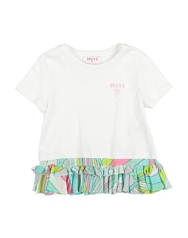 PUCCI T-shirt White 100% Cotton, Viscose