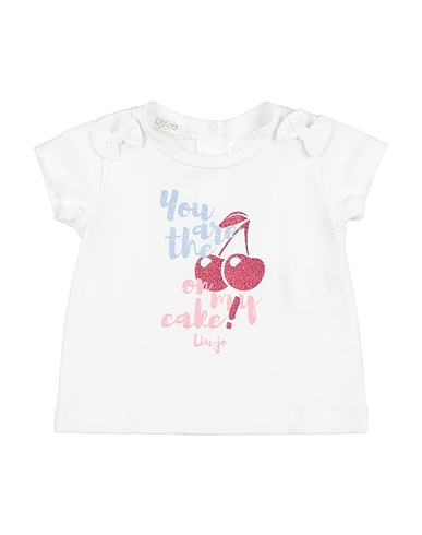 LIU •JO T-shirt White 95% Cotton, 5% Elastane
