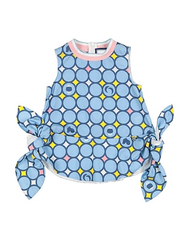 SIMONETTA Top X CHANTECLER Sky blue 100% Cotton