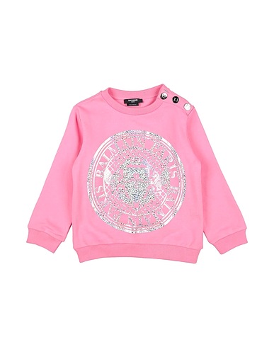 BALMAIN Sweatshirt Pink 100% Cotton, Elastane