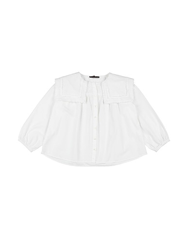 MANILA GRACE Camicie e bluse tinta unita Bianco 100% Cotone