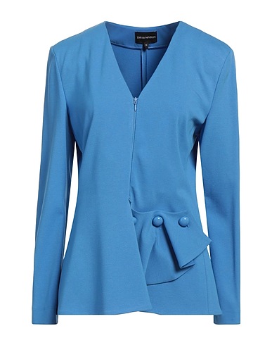 EMPORIO ARMANI Top Azure 77% Viscose, 17% Polyamide, 6% Elastane