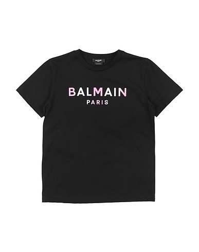 BALMAIN T-Shirt Schwarz 100% Baumwolle