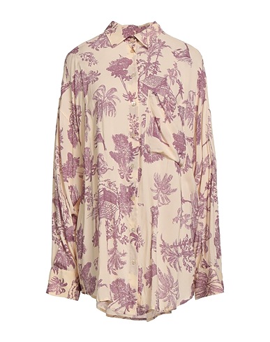 ANIYE BY Floral shirts & blouses Beige 100% Viscose