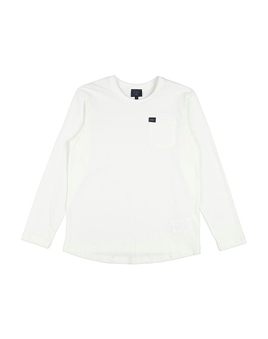 FAY T-shirt JUNIOR White 100% Cotton, Elastane