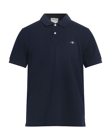 GANT Polo shirt Navy blue 97% Cotton, 3% Elastane