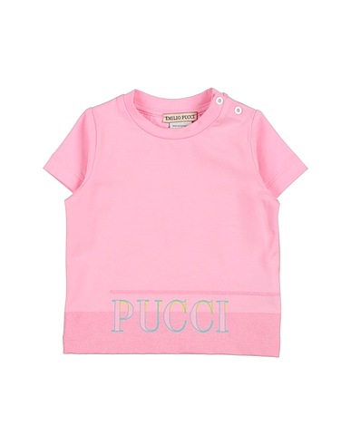 PUCCI T-shirt Pink 96% Cotton, 4% Elastane