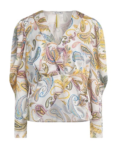 GUESS Top White 100% Polyester
