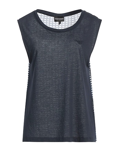 EMPORIO ARMANI Top Midnight blue 50% Modal, 50% Cotton
