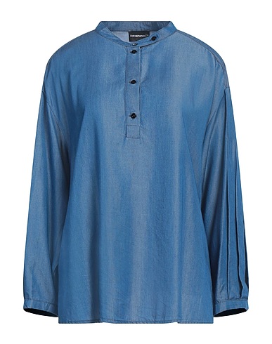EMPORIO ARMANI Denim shirt Blue 100% Lyocell
