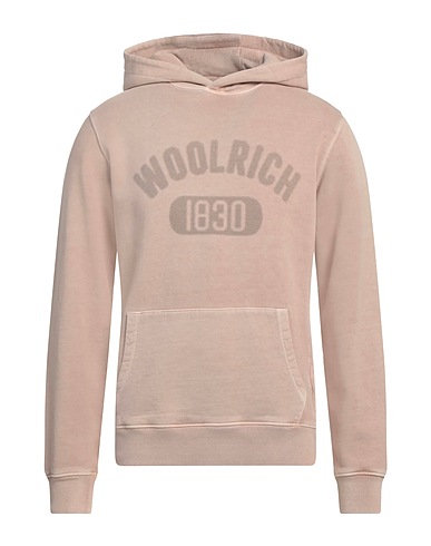 WOOLRICH Hooded track jacket  Sand 100% Cotton
