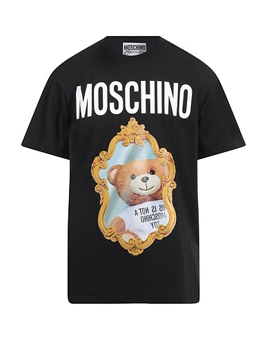 MOSCHINO T-shirt COUTURE Nero 100% Cotone