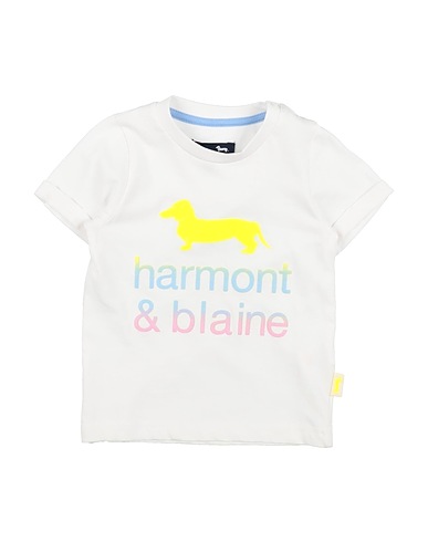 HARMONT & BLAINE T-Shirt Weiß 100% Baumwolle