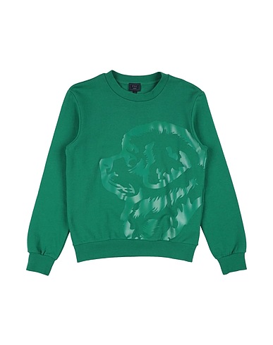 FAY Sweatshirt Grün 100% Baumwolle, Elastan