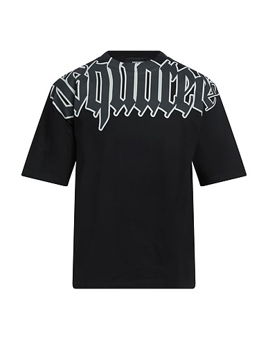 DSQUARED2 T-Shirt Schwarz 100% Baumwolle