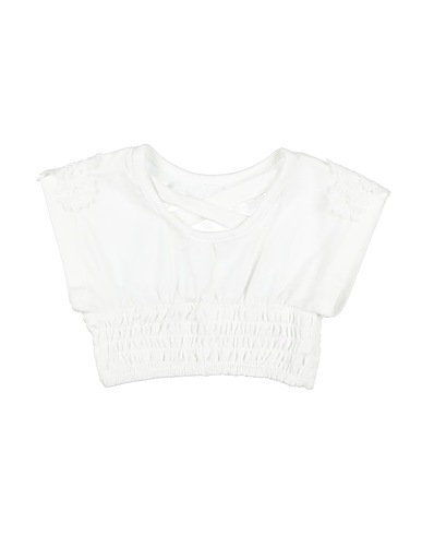 U+É T-shirt Bianco 94% Cotone, 6% Elastan