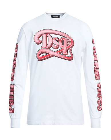 DSQUARED2 T-shirt Bianco 100% Cotone