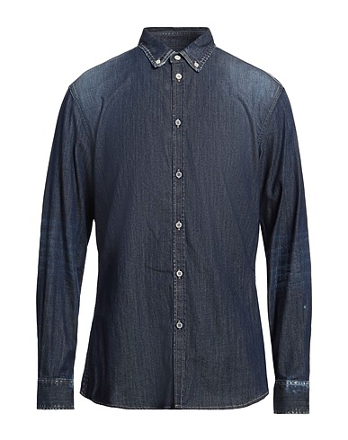 DSQUARED2 Denim shirt Blue 98% Cotton, 2% Elastane