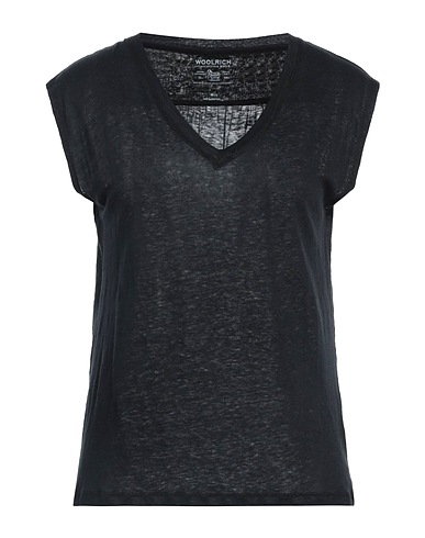 WOOLRICH T-shirt Nero 100% Lino