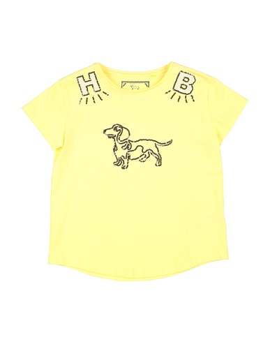 HARMONT & BLAINE T-shirt Yellow 95% Cotton, 5% Elastane