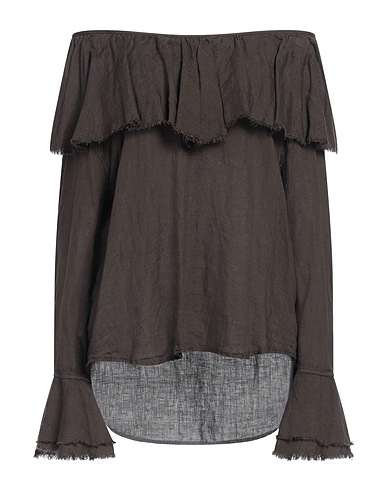 BARENA Off-the-shoulder top TESTA DI MORO 100% Linen
