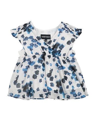 EMPORIO ARMANI Top Hellgrau 100% Baumwolle