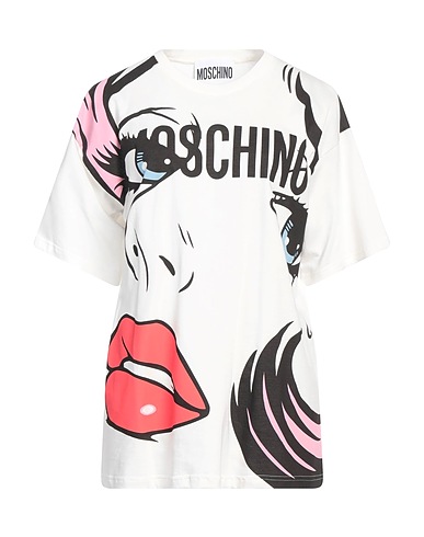 MOSCHINO T-shirt Off white 100% Cotton