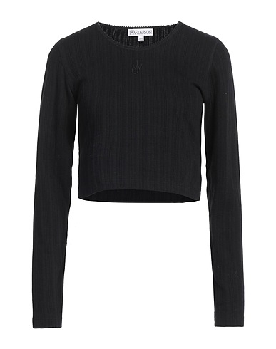 JW ANDERSON Crop top Nero 100% Cotone