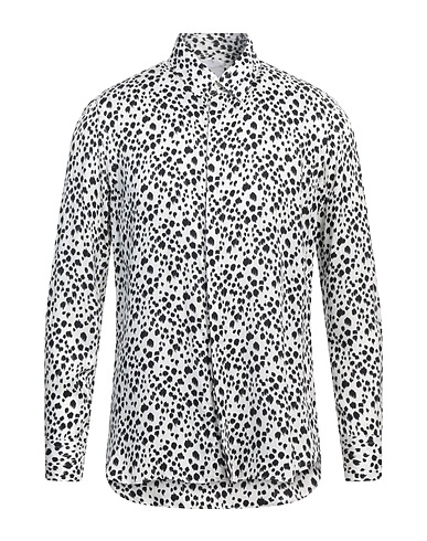 PT Torino Patterned shirt Black 100% Viscose