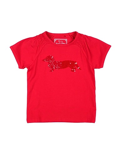 HARMONT & BLAINE T-shirt Rosso 95% Cotone, 5% Elastan