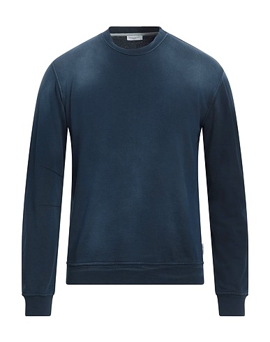 PAOLO PECORA Sweatshirt Navy blue 100% Cotton