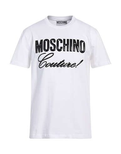 MOSCHINO T-shirt COUTURE White 100% Organic cotton