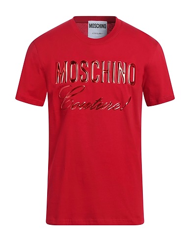 MOSCHINO T-shirt COUTURE Red 100% Organic cotton