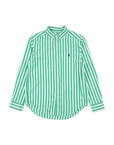 POLO RALPH LAUREN Patterned shirt Gingham Cotton Poplin Shirt
 Green 100% Cotton