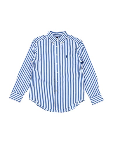 POLO RALPH LAUREN Camicia fantasia Gingham Cotton Poplin Shirt
 Blu 100% Cotone