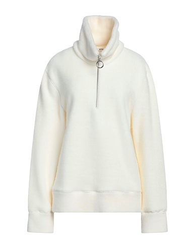 AMI ALEXANDRE MATTIUSSI Sweatshirt Ivory 51% Cotton, 33% Acrylic, 16% Polyester