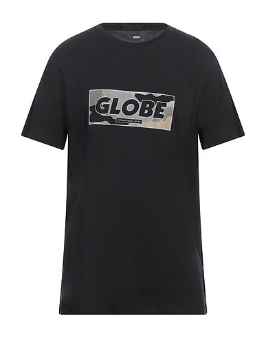GLOBE T-shirt Black 100% Cotton
