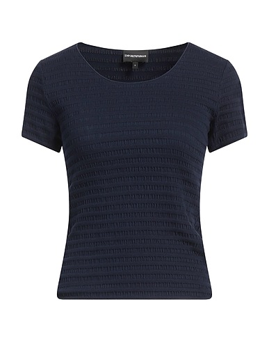 EMPORIO ARMANI Ｔシャツ ネイビー コットン 91% / ナイロン 6% / ポリウレタン 3%