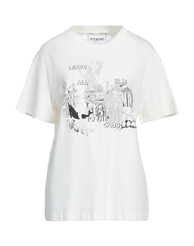 ICEBERG T-shirt Ivory 100% Cotton